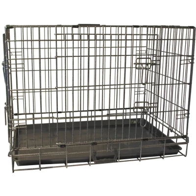Afbeelding van Draadkooi 2 deurs hamerslag nr. 4 106x69x79 cm Gebr. de Boon