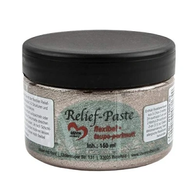 Afbeelding van Ideen mit Herz Reliëfpasta flexibel 150 ml (taupe parelmoer)