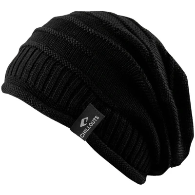 Afbeelding van Chillouts beanie muts Erik black in one size