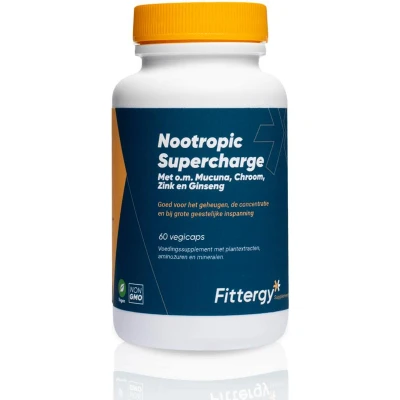 Afbeelding van Fittergy Nootropic Supercharge Capsules 60CP