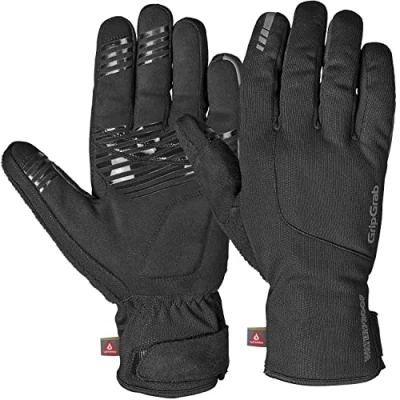 Afbeelding van GripGrab Polaris 2 Waterproof Winter Fietshandschoenen PrimaLoft Zwart Unisex Maat S