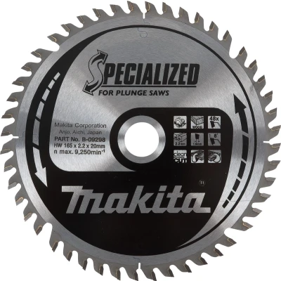 Afbeelding van Makita B 09282 Invalzaagblad Hout 165x20x1,6mm