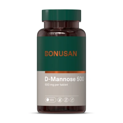 Afbeelding van 2x Bonusan D Mannose 500 mg 120 tabletten
