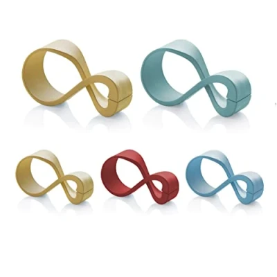 Afbeelding van Guzzini Eco Kitchen, INFINITE, Set van 5 gerecyclede plastic clips Multicolour 19610052