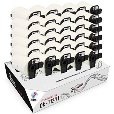 Afbeelding van Squuido 30 rollen DK 11241 DK11241 Label Etiketten compatibel met Brother P Touch QL 1100 1060N 1050N 1050 1110NWB 102mm x 152mm 200 per Rol