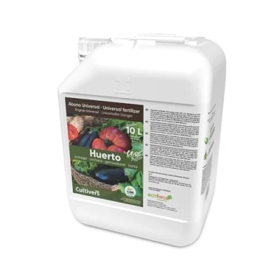 Afbeelding van CULTIVERS biologische tuinmest 10 L. 100% en natuurlijke vloeibare meststof voor groenten. Betere smaak, hogere kwaliteit, stimuleert de groei verhoogt oogst