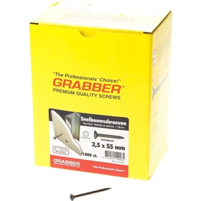 Afbeelding van Grabber snelbouwschroef 3.5x 55 fijn gefosf