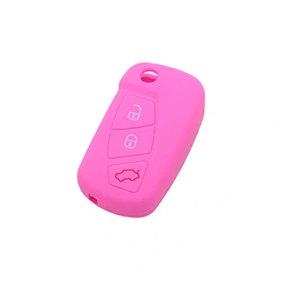 Afbeelding van BROVACS Siliconen Cover Protector Case Skin Jacket fit voor FORD 3 Button Flip Remote Key Fob CV9700