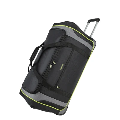 Afbeelding van Decent Flexplus Reistas met Wielen 78 zwart/lemon groen