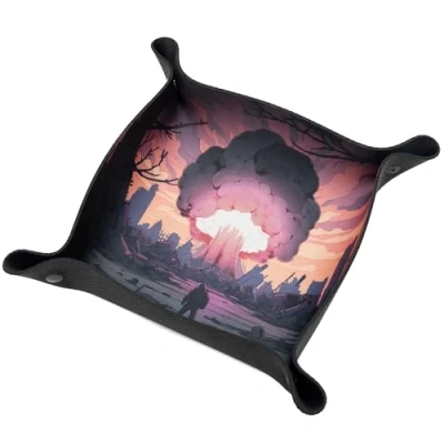 Afbeelding van Dobbelstenenbak Dobbelbak voor bord en rollenspellen Age of Sigmar, Warhammer 40k, The 9 Age, FRP Nucleaire Explosie