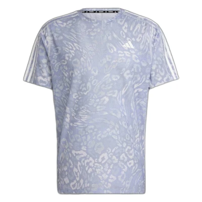 Afbeelding van adidas Performance Own The Run CLIMACOOL 3 Stripes T shirt Heren Grijs L