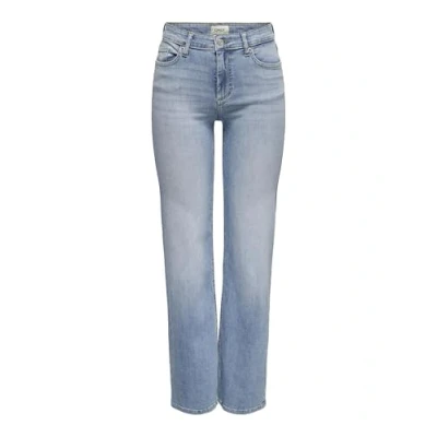 Afbeelding van Onlblush Mid Straight DNM Tai467 Noos, blauw (light blue denim), 3XL / 32L