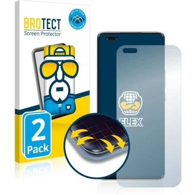 Afbeelding van BROTECT Screenprotector voor Honor Magic 4 Pro Folie Beschermfolie transparant volledig dekking (2 Stuks)