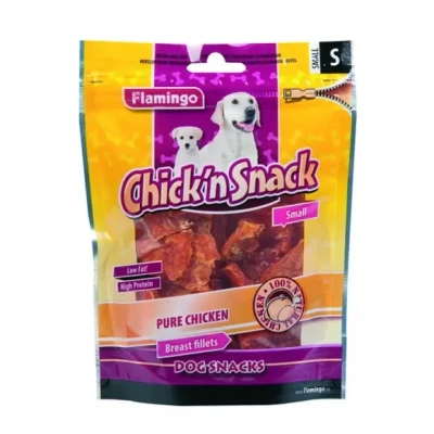 Afbeelding van Hondensnack korte strips met kip hondensnacks honden snacks hondensnoepjes glutenvrij zonder toegevoegde suikers 170g