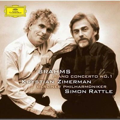 Afbeelding van Krystian Zimerman, Berliner Philharmoniker, Sir Simon Rattle Brahms: Piano Concerto No. 1 (LP)