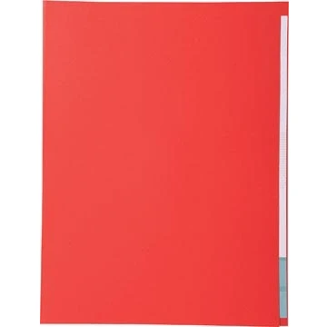 Afbeelding van Exacompta Dossiermap Forever Met Zichtrand, Ft A4, Pak Van 100, Rood