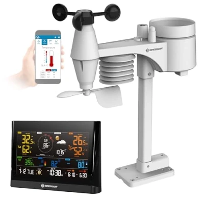 Afbeelding van Bresser Weerstation 7 in 1 Sensor Voor Binnen &amp; Buiten Met WLAN