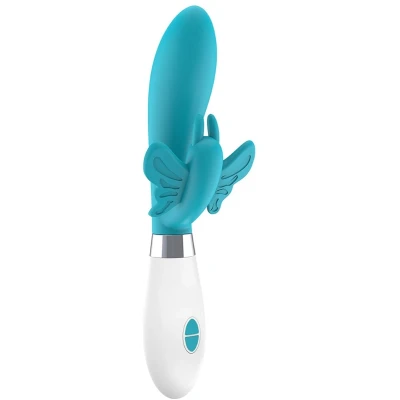 Afbeelding van Shots Luminous Alexios Butterfly en G spot Vibrator turqiose