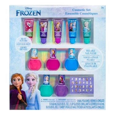 Afbeelding van Disney Frozen 2 Make upset voor kinderen upkit meisjes bevat lipgloss, nagellak en meer Geschikt vanaf 3 jaar ouder door Townley Girl