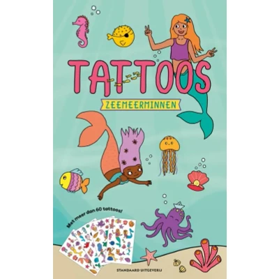 Afbeelding van Tattoos: zeemeerminnen (Paperback)