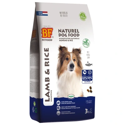 Afbeelding van 4x BF Petfood Lam en Rijst Hondenvoer 3 kg