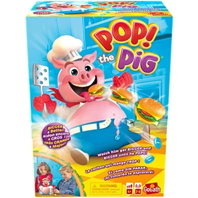 Afbeelding van Goliath Pop The Pig Games: spellen voor nog grotere en betere kinderen, 2 tot 6 spelers, vanaf 4 jaar