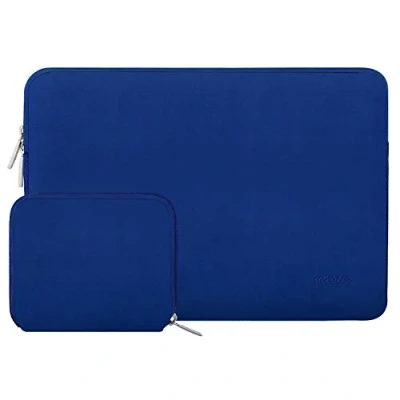 Afbeelding van MOSISO Laptophoes Compatibel met MacBook Air/Pro Retina, 13 13.3&quot; Notebook, Pro 14&quot; 2022 2021 M1 Pro/M1 Max A2442, Neopreen Rugzakhoes Kleine Hoes, Koningsblauw