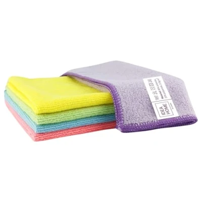 Afbeelding van IDEA HOME Microvezeldoeken, autoreiniging, 5 stuks, autodroogdoek, doeken voor huishoudelijke reiniging en autoverzorging, ideaal het wassen van auto&#039;s motorfietsen, 30x30 cm