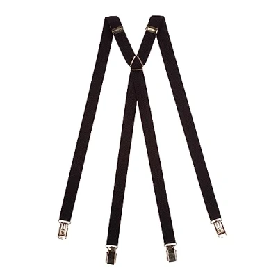 Afbeelding van Olata X Vormige Dunne Bretels met Clips 2 cm. Zwart