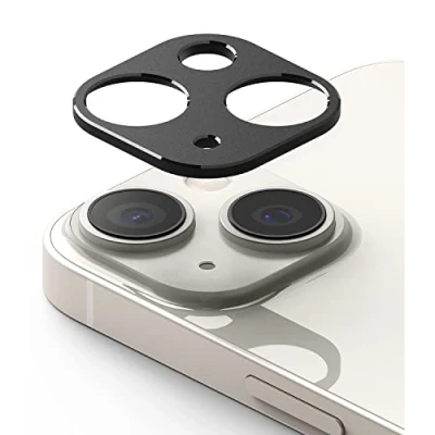 Afbeelding van Ringke Camera Styling Protector Compatibel met iPhone 14 Plus (6.7&#039;&#039;) en (6.1&#039;&#039;), Aluminium Camerabeschermer, Lensbeschermers Black Zwart