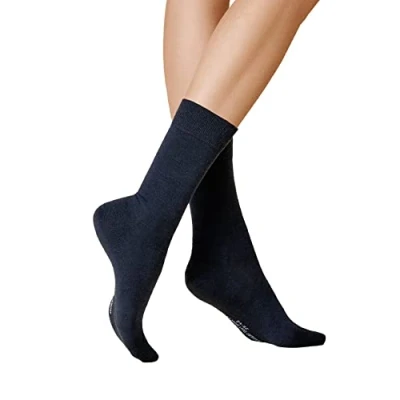 Afbeelding van KUNERT Soft Wool Cotton Dames Sokken Marine Maat 39 42