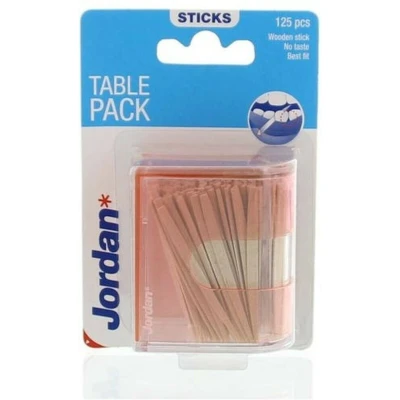 Afbeelding van 3x Jordan Tandenstokers Table Pack 125 stuks