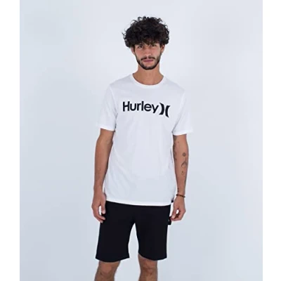 Afbeelding van Hurley EVD WSH CORE OAO Solid Tshirt print, Heren, Maat: Medium, White