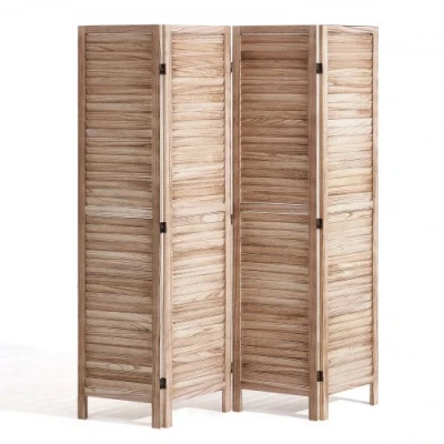 Afbeelding van VEVOR scheidingswand scheidingsscherm hout 4 delig opvouwbaar 170cm ruimtescheiding