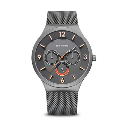Afbeelding van BERING herenhorloge quartz uurwerk Klassieke collectie met roestvrij staal en saffierglas 33441 377