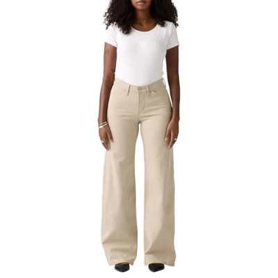 Afbeelding van Levi&#039;s 318 Styled Shp Wide Leg White Pepper, 33W / 32L