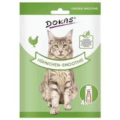 Afbeelding van Dokas Cat Snack Hühnchen Smoothie 4x30ml 8er Pack Huhn