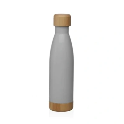 Afbeelding van Waterfles Versa Grijs Staal 500 ml 7 x 27 cm