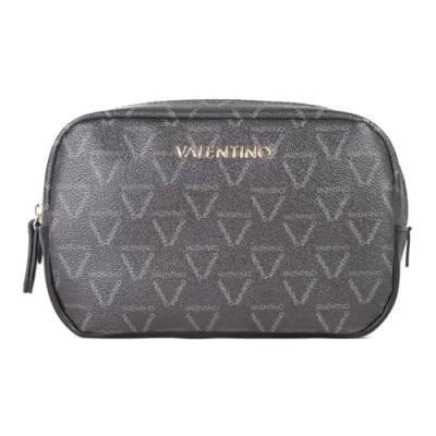 Afbeelding van VALENTINO Toilettas Lady Re Soft Cosmetic Case Nero / Multicolor Zwart
