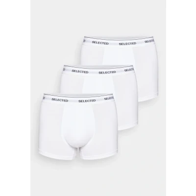Afbeelding van Selected Homme Slhliam Trunk 3 PACK Onderbroeken, Heren, Maat: XL, White detail/white