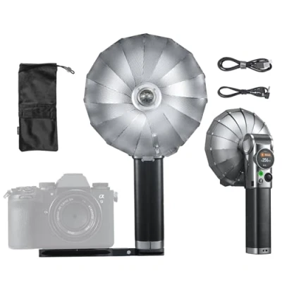 Afbeelding van GODOX Lux Master Retro Flash Camera GN25 6000 K 300 2,4 G Wireless Sync TTL Auto met Touchscteen Draaibare flitskop, compatibel Sony Canon Fuji Nikon Panasonic Olympus