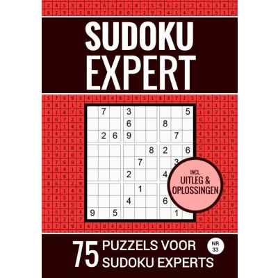 Afbeelding van Sudoku Expert 75 Puzzels voor Experts Nr. 33