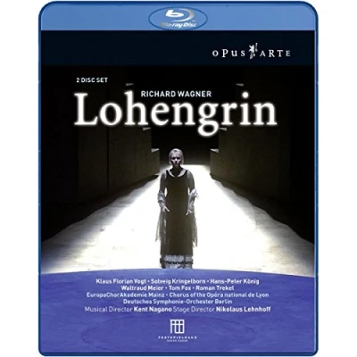 Afbeelding van Klaus Florian Vogt, Solveig Kringelborn, Waltraud Meier Wagner: Lohengrin (2 Blu ray)