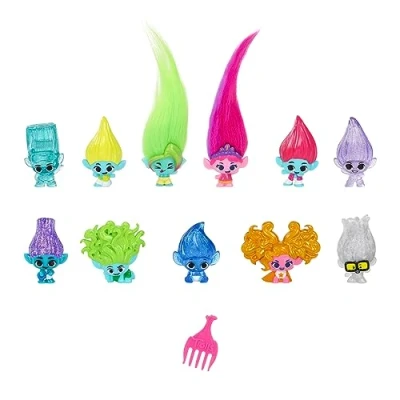 Afbeelding van Trolls DreamWorks Band Together Mineez 11st Brozone + Friends Performance Pack 11 1,5 Inch Collectible Figures en 1 Accessoire