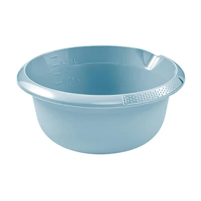 Afbeelding van keeeper Universele schaal met schenktuit rond, 1,5 l, Ø 20 cm, Björk, Nordic Blue