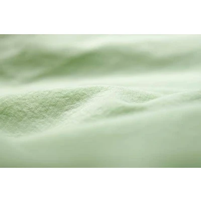 Afbeelding van L1NK STUDIO Beddengoed 290 x 260 cm dekbedovertrek katoen 100% (perkal 200 draden) voor bed Uni eenkleurig zacht groen