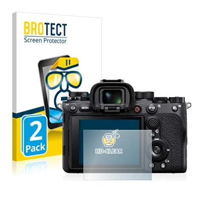 Afbeelding van BROTECT Screenprotector voor Sony Alpha 1 Folie Beschermfolie transparant (2 Stuks)