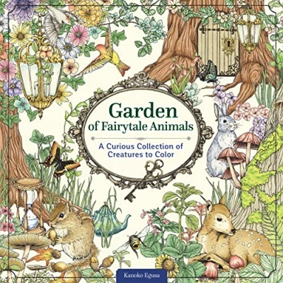 Afbeelding van Garden of Fairytale Animals: A Curious Collection Creatures to Color