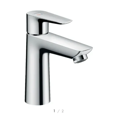 Afbeelding van Hansgrohe Talis E 1 gats wastafelkraan 110 CoolStart chroom