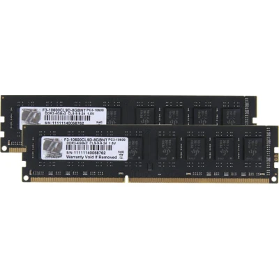 Afbeelding van G.Skill DDR3 Value 2x4GB 1333MHz [F3 10600CL9D 8GBNT]